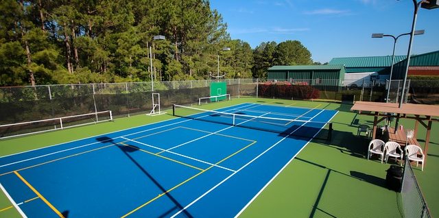 Aménagement de court de tennis