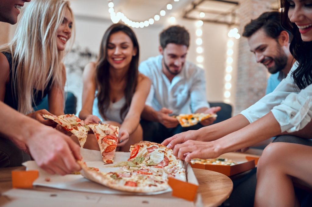 pizza italienne en famille