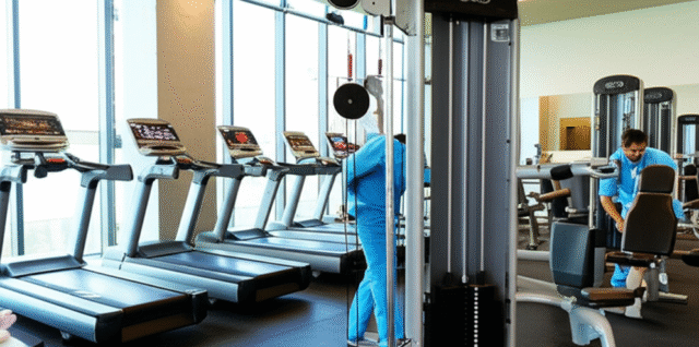 nettoyage salle de sport