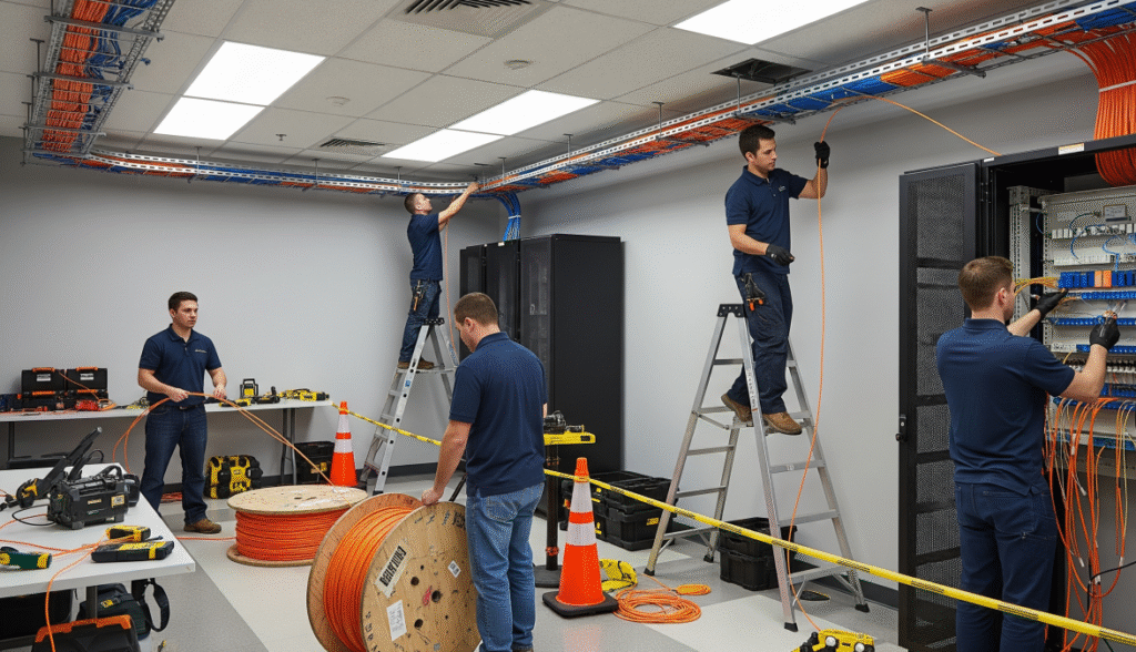 installation fibre